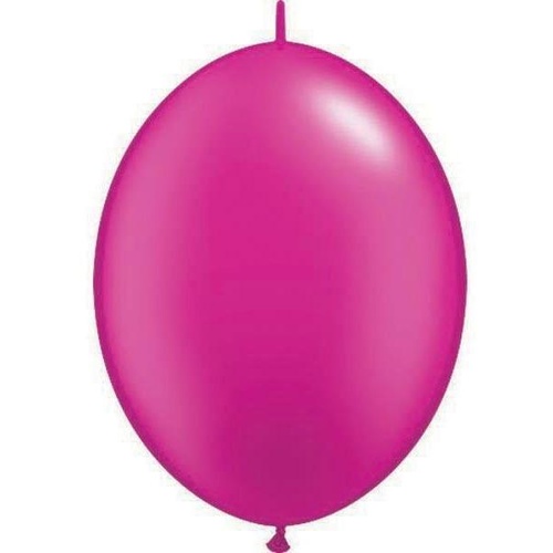 15cm Quick Link Pearl Magenta Qualatex Quick Link Balloons #90541 - Pack of 50 SPECIAL ORDER ITEM