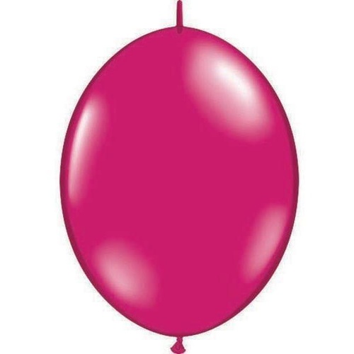 15cm Quick Link Jewel Jewel Magenta Qualatex Quick Link Balloons #90543 - Pack of 50 SPECIAL ORDER ITEM