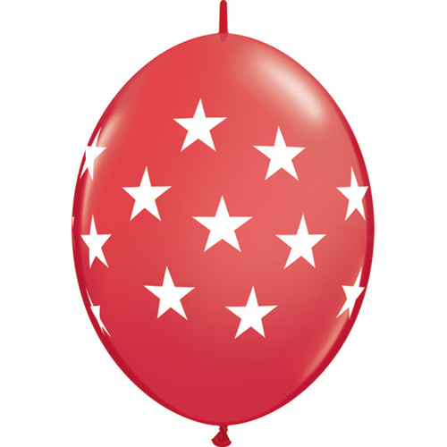 30cm Quick Link Red Big Stars #90553 - Pack of 50 SPECIAL ORDER ITEM