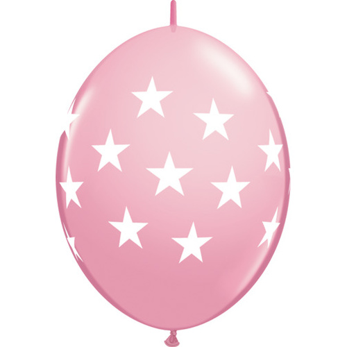 30cm Quick Link Pink Big Stars #90554 - Pack of 50 SPECIAL ORDER ITEM