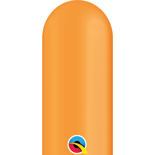 350Q Orange Qualatex Plain Latex #97230 - Pack of 100 