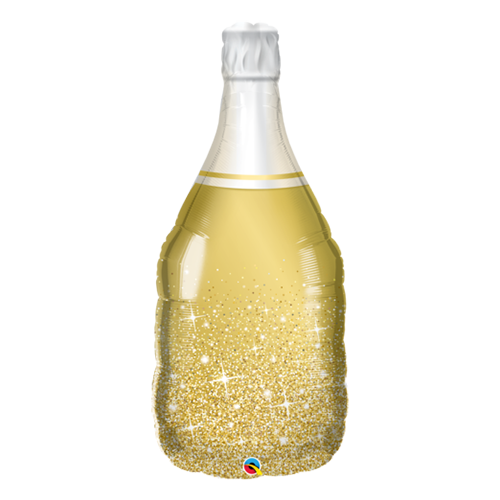 98cm Shape Foil Golden Bubbly Wine Bottle #98219 - Each (Pkgd.) TEMPORARILY UNAVAILABLE