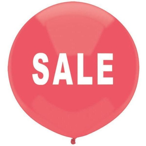 43cm Round Watermelon Red Outdoor Balloon - Sale #98403 - Pack of 50 
