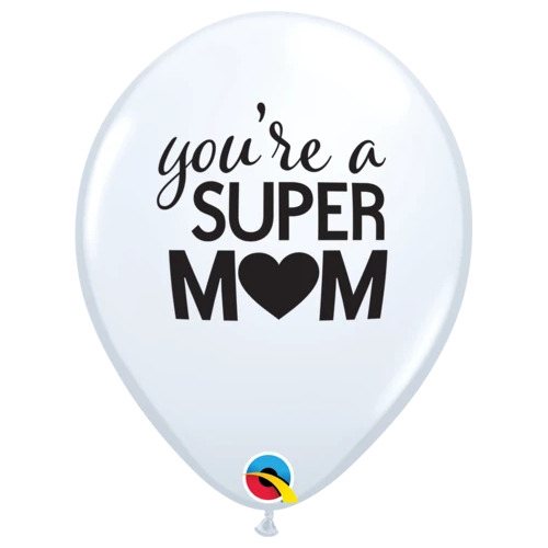 28cm Round White Simply Super M(Heart)M #9855225 - Pack of 25