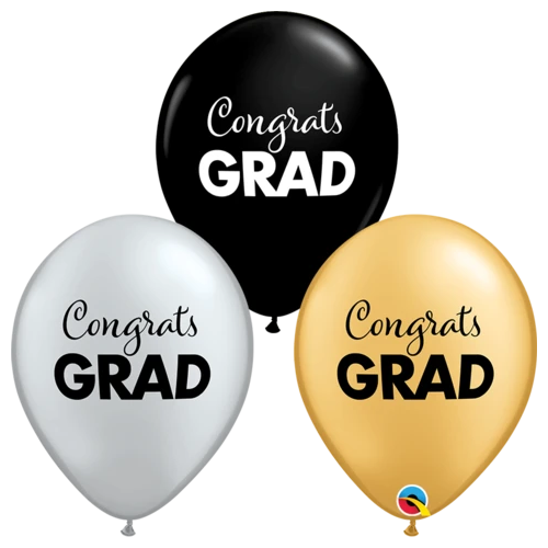 28cm Round Special Asst Simply Congrats Grad #98618 - Pack of 50 