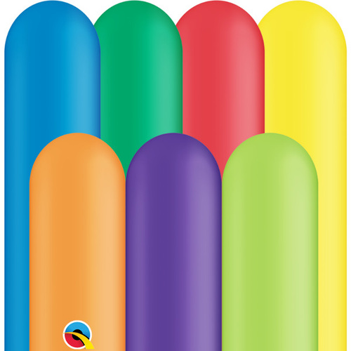 350Q Carnival Assorted Qualatex Plain Latex #99322 - Pack of 100 TEMPORARILY UNAVAILABLE