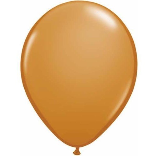 28cm Round Mocha Brown Qualatex Plain Latex #99380 - Pack of 25 TEMPORARILY UNAVAILABLE