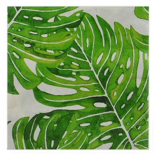 Napkin Paper Philo Leaf 3Ply Lunch 33cm #CTCKW5291 - Pack of 20