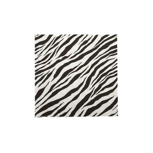 Napkin Paper Zebra Print 3Ply Lunch 33cm #CTCKW5384 - Pack of 20