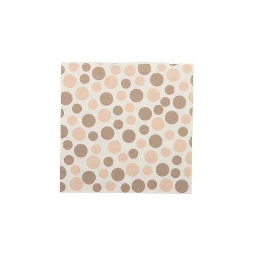 Napkin Paper Polka Dots 3Ply Lunch 33cm #CTCKW5416 - Pack of 20