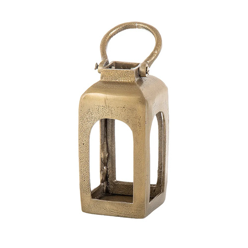 Lantern Casting Gold  5.5cmlx5.5cmwx12.5cmh #DA1009G - Each
