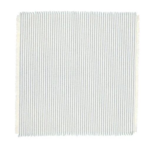 Napkin Recycled Cotton Blend Abby Stripe Powder Blue (40cmx40cm) #FBLRHNN1949 - Set of 4