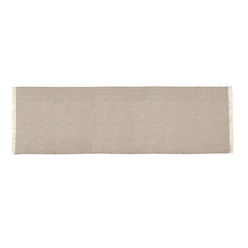 Runner Recycled Cotton Blend Heidi Taupe (150cmx40cm) #FBLRHTR1801 - Each