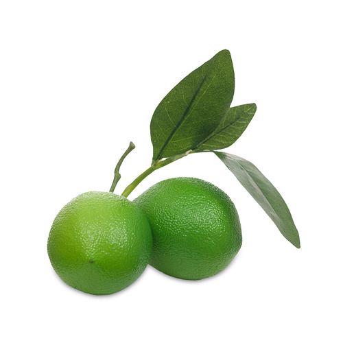 Fruit Lime Cluster w/leaf 15cml #FI4729GR - Each (Upkgd.)