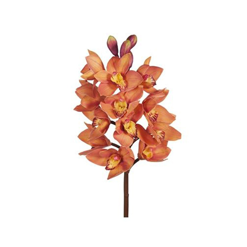 Orchid Cymbidium Real Touch Orange #FI6143OR - Each (Upkgd.) TEMPORARILY UNAVAILABLE 