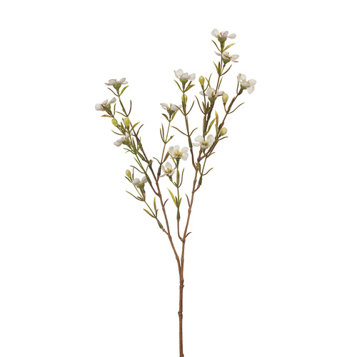 Wax Flower White 52cml #FI6683WH - Each (Upkgd.) 