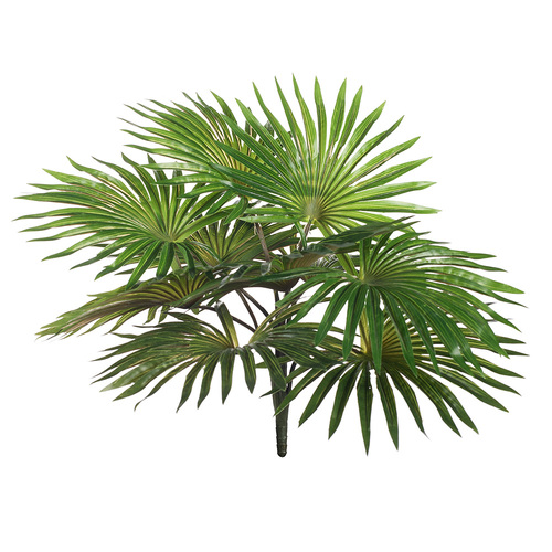 Palm Fan Bush Green 38cm #FI8289GR - Each (Upkgd.) TEMPORARILY UNAVAILABLE