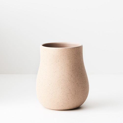 Vase Mona Almond (15cmh x 12cmd) #FI8849AL - Each