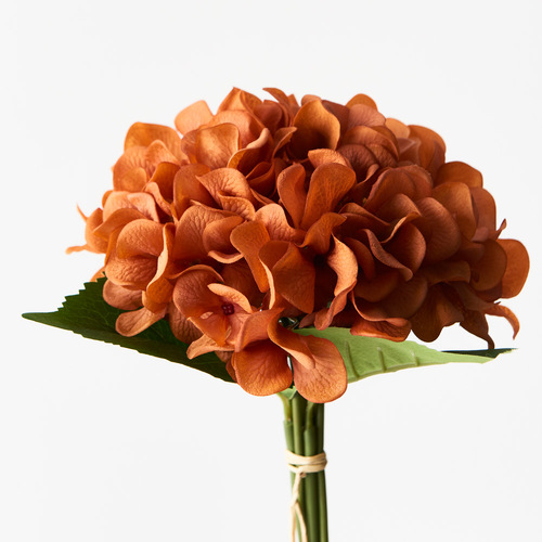 Hydrangea Bouquet Rust 25cml #FI9150RU - Each (Upkgd.) 
