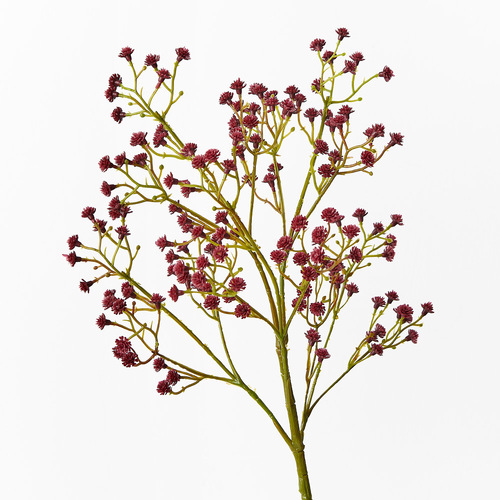 Babys Breath Spray Burgundy 66cm #FI9365BU - Each (Unpkgd) TEMPORARILY UNAVAILABLE