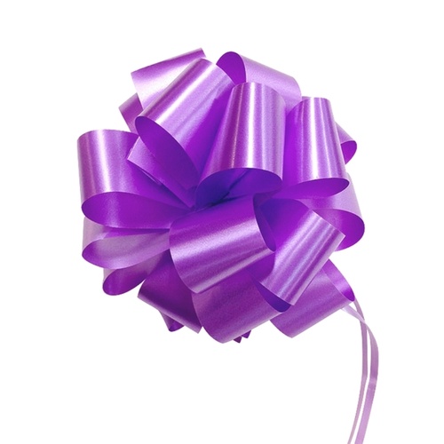QuickBow Pull Bow Purple 30mm Satin Ribbon #GP30PSBIP28 - Roll of 12 TEMPORARILY UNAVAILABLE