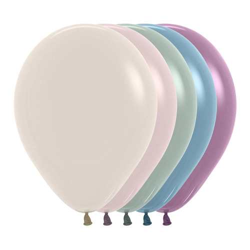 30cm Round Pastel Dusk Assortment Decrotex Plain Latex #JTDUSK30 - Pack of 100