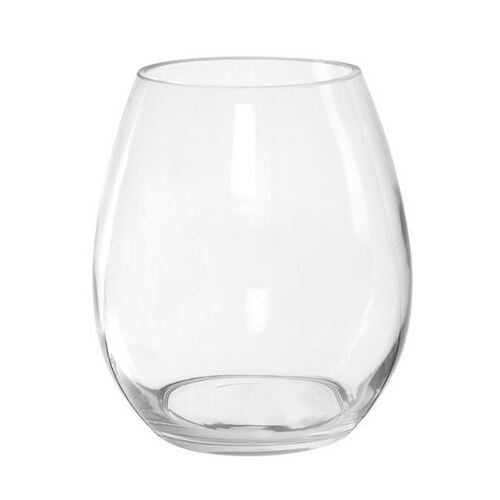 Glass Claire Vase Clear (22Dx26cmH) #KC136030CL - Each