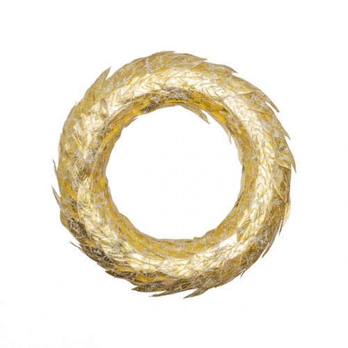 Christmas Golden Glamour Wreath Gold (40cmD)  #KC33009370GO - Each 
