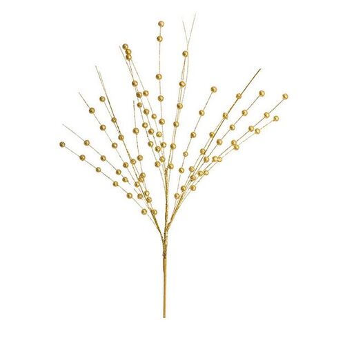 Christmas Metallic Berry Spray Gold (80cmH) #KC470041GO - Each