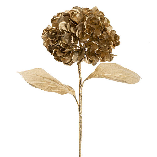 Hydrangea Metallic Gold 63.5cml #KC4715001GO - Each (Upkgd.)