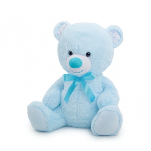Soft Toy Teddy Relay Baby Blue 25cm #KC4808292BL - Each 