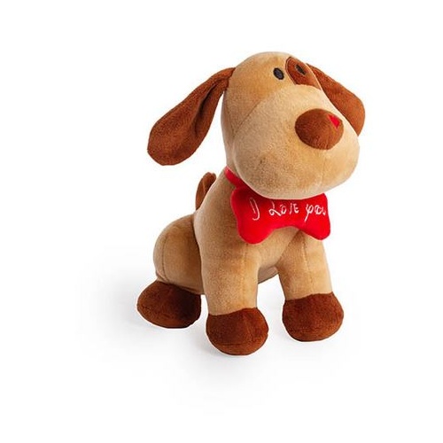 Soft Toy Rex Puppy with Bone Brown 22cm #KC4808663BR - Each