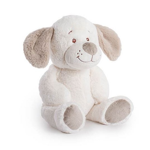 Soft Toy Hugo Puppy White 24cm #KC4808680WH - Each