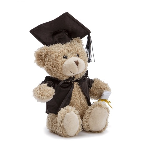 Soft Toy Teddy Graduation Bear Smarty Pants Light Brown 15cm #KC481397 - Each TEMPORARILY UNAVAILABLE