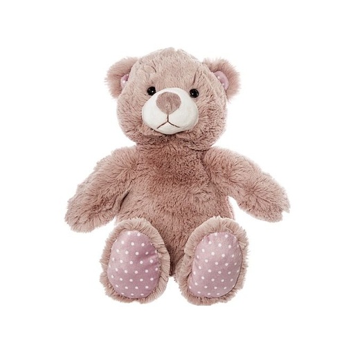 Soft Toy Teddy Clara Teddy Bear Dusty Pink 25cm #KC489380PK - Each