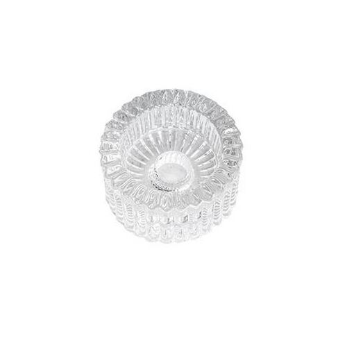 Glass Craft Ripple 2 in 1 Candle Holder (8x4.5cmH) Clear #KC5101070 - Each