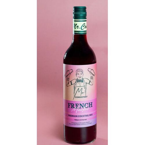 French Martini Cocktail Mixer Mr Consistent 750ml #MCFRENCH - Each
