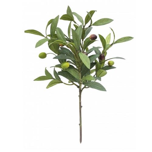 Olive Branch With Olives 38cml #S2600GRN - Each (Unpkgd)