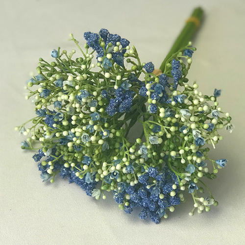 Baby Breath Bouquet BLUE #S3734BLU - Each (Upkgd.) 
