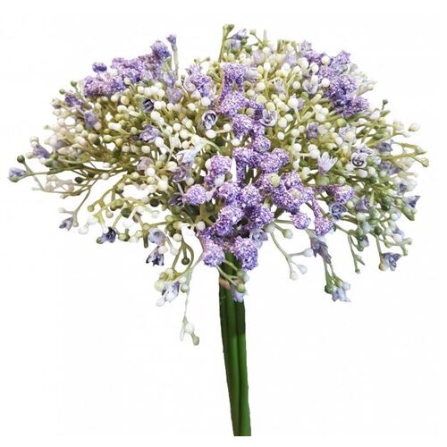 Baby Breath Bouquet Purple #S3734PUR - Each (Upkgd.) TEMPORARILY UNAVAILABLE