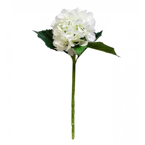Hydrangea White 49cml #S5759WHT - Each (Upkgd.)
